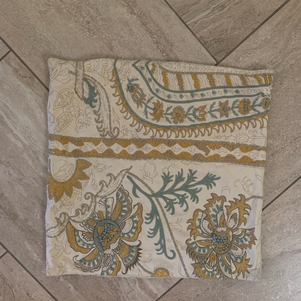 Pottery barn sham